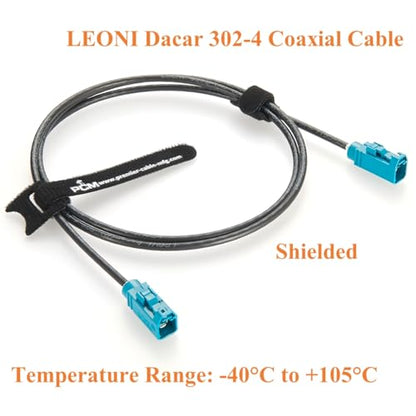 Original Rosenberger 59Z113-000-Z FAKRA Z Female to Female RF Coaxial Cable 50 Ohm Vehicle Car GPS Antenna Extension Cable for ADAS, FPD-Link GMSL2 Camera, Satellite Radio, Infotainment (10M/32.8FT) - size: 10M/32.8FT