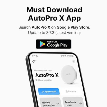 AutoPro X Android Auto Wireless Adapter Samsung DeX Box - Wireless Android Auto Adapter YouTube, ESPN, Netflix in Car Streaming Device - Use Every Google Play Store App from Your Galaxy Phone