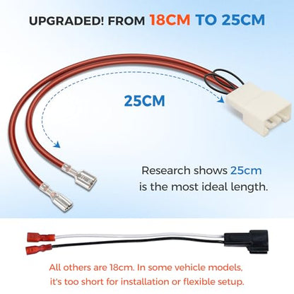 4 Pcs 72-5602 Speaker Harness,Speaker Wiring Harness for Ford Mazda - style: 72-5602*4pcs
