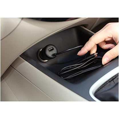 Amazon Basics 30W Fast Car Charger, 1 USB-C (18W) Cable with PD, 1 USB-A (12W) Port, Apple MFi Certified, for Phones (iPhone 16/15/14/13/12/11/X, Samsung, and more), Black - size: 18W