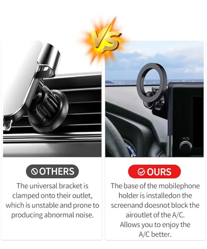 Car Phone Holder for Volvo XC60/XC90 2025 2026 11.2" Screen Magsafe Mount