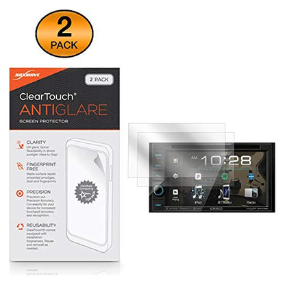 BoxWave Screen Protector Compatible with Kenwood DDX376BT - ClearTouch Anti-Glare (2-Pack), Anti-Fingerprint Matte Film Skin