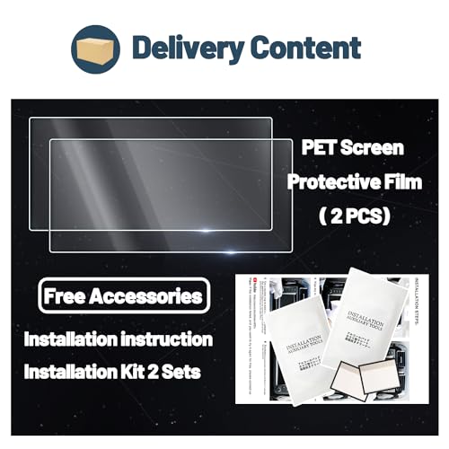 Ruiya Screen Protector for Toyota Tacoma 14" Display Touchscreen Plastic Nano Films Compatible with 2024 2025 2026 Toyota Tacoma Accessories(2Packs) - color: 2024+ Toyota Tacoma 14" Nano