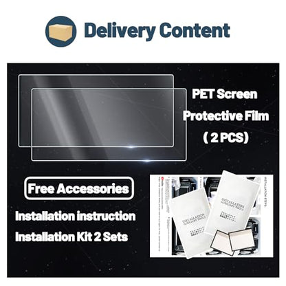 Ruiya Screen Protector for Toyota Tacoma 14" Display Touchscreen Plastic Nano Films Compatible with 2024 2025 2026 Toyota Tacoma Accessories(2Packs) - color: 2024+ Toyota Tacoma 14" Nano