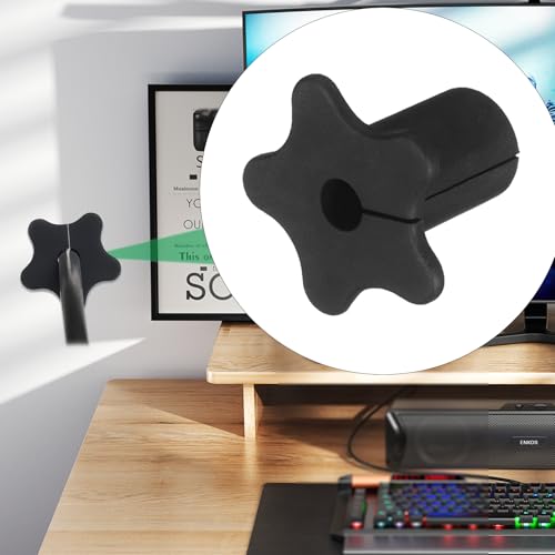 EASYEAH 2pc Grey Starlink Cable Grommets 5/8" Silicone Wire Hole Grommet - color: Grey-2 Flowers, size: 0.63 in Dia x 1.09 in H