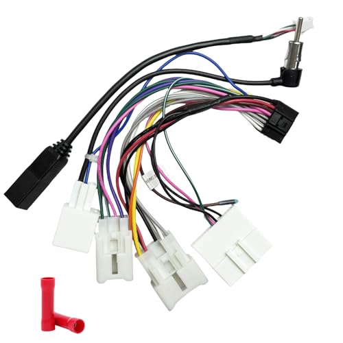 Aftermarket Radio Wiring Adapter Compatible with Toyota 2008-2019, 16Pin Android Car Stereo Harness with Antenna Adapter 28Pin SWC Reverse USB Port, Fit for Camry Corolla 4Runner RAV4 Tundra - style: with 28Pin swc, antenna,usb port
