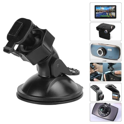 Universal Car Dash Cam Mount - Vacuum Suction Cup Holder with 4 Interchangeable Heads for GPS Navigation and Dashboard Recorder(Buckle w/Card Slot) - style: Buckle w/ Card Slot