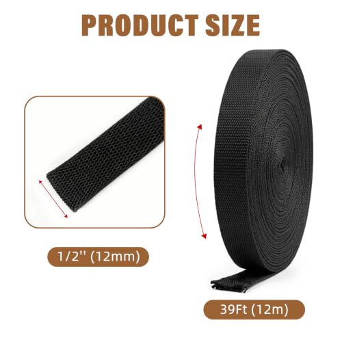 1/2''-39Ft Expandable Braided Cable Sleeve, PET Wire Loom for Home Device - color: Black, size: 1/2''-39ft