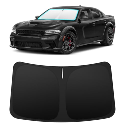 INSAUTO Custom Fit Windshield Sun Shade for Dodge Charger 2011-2023