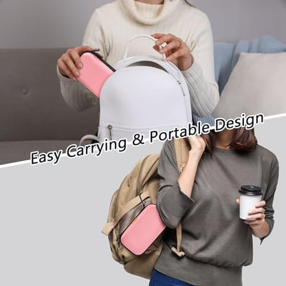 Light Pink Kawaii Hard EVA Case, Shockproof Travel Pouch for Drive - color: Light Pink