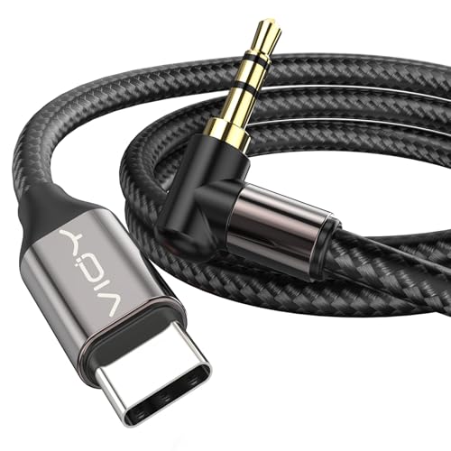 VIOY USB C to Aux Cable 3.3 FT, 3.5mm Male Right Angle Aux Cord for Car - size: 3.3FT
