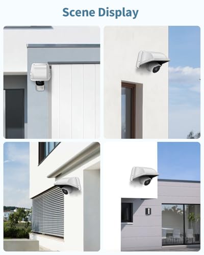 Universal Security Camera Sun Rain Cover Shield, Backup Camera Shield - size: ABS White Camera Cover