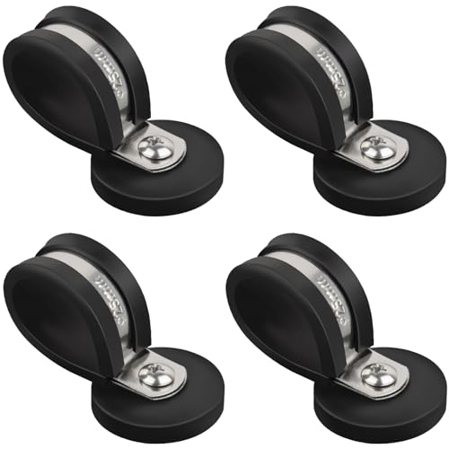 Magnetic Cable Clamps, 1 Inch, Stainless Steel, 4 Pcs - size: 4 pc 1inch Magnetic Clamps