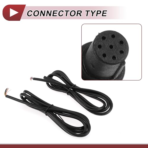 for Monitor and Backup Reverse Rear View Parking Camera Video Cable Extension Backup Camera 8Pin Female Video Cable 1.2m/3.94ft Black Plastic,Metal - size: 1.2m/3.94ft, style: 8Pin