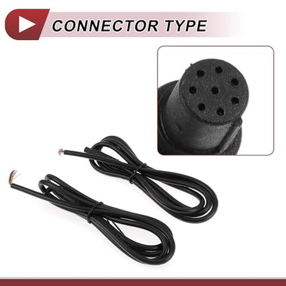 for Monitor and Backup Reverse Rear View Parking Camera Video Cable Extension Backup Camera 8Pin Female Video Cable 1.2m/3.94ft Black Plastic,Metal - size: 1.2m/3.94ft, style: 8Pin