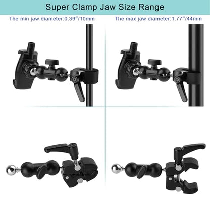 Mippko Phone Holder Clamp Mount for Treadmill/Spin Bike/Baby Stroller/Golf Cart/Music Stand/Microphone Stand/Handlebar,Compatible with 3.5~7.5" iPhone/Smartphone,360°Adjustable Aluminum Alloy Mount - style: Phone Holder