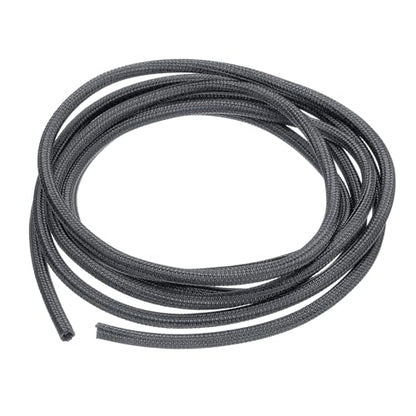 MECCANIXITY Split Sleeve Wire Loom 1/8" 10Ft Grey Self Wrapping Braided Sleeve UL94-V2 Fireproof PET Sleeving for Automotive, Home Cable Management - color: Grey, size: 1/8" x 10Ft