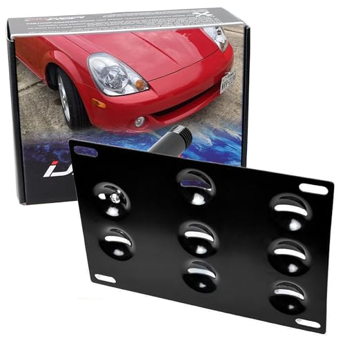iJDMTOY Tow Hook License Plate Mounting Kit for Toyota 2000-2007 MR-2 Gen3