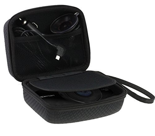 Navitech Car Dash Cam/Camera Carry Case/Bag Compatible with Transcend Drivepro 50 (Case Also fits with Windscreen Mount + Car Charger)