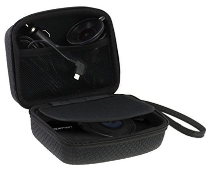 Navitech Car Dash Cam/Camera Carry Case/Bag Compatible with Transcend Drivepro 50 (Case Also fits with Windscreen Mount + Car Charger)