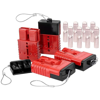 Spurtar 175A Battery Quick Connect/Disconnect, 4 Pack, 12-36V, Red - color: Red, size: 175A(4 Pack)