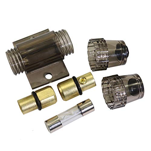 4 Gauge 1000W CCA Complete Amplifier Wiring Kit - with Power/Ground Wire, RCA Cables, Speaker Wire, Capacitor & Distro Block | for High-Power Subwoofer and Multi-Channel Stereo System Install - size: 4 Gauge