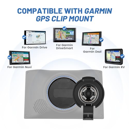 EWAY for Garmin Nuvi Drive Drivesmart Windscreen Windshield Suction Cup Mount Holder Bracket Cradle Mount or Garmin GPS 40 42 52 55 60 61 67 68 2457 2497 2539 2557 2558 2577 2597 LT LMT