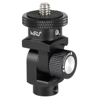 HSU Vertical Mount Adapter, Aluminum 1/4”-20 Screw Hole (Black)