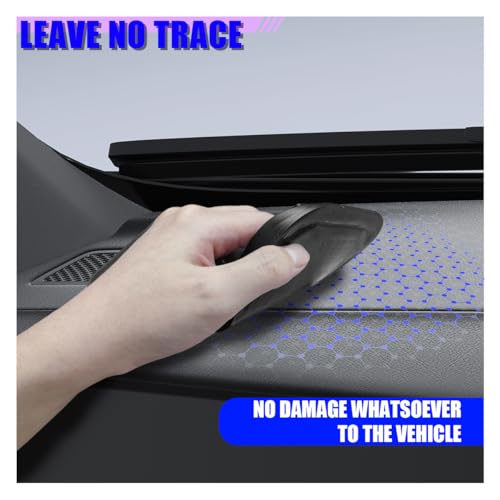 Car Dashboard Cell Phone Holder, Anti-Slip Double-Groove Car Dash Sticky Mat with Number Plate, Multifunctional Auto Interior Gripping Gel Pad Organizer for Navigation, Keys(Sport) - size: Sport