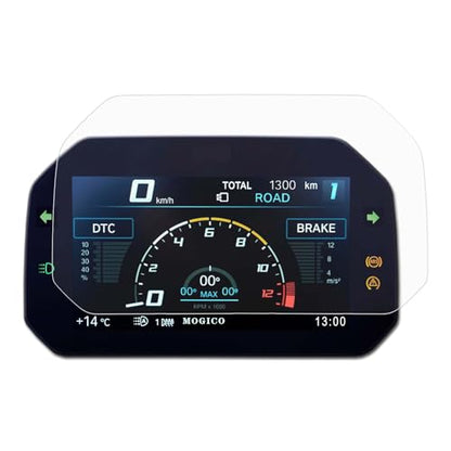 Nano Glass Dashboard Screen Protector for BMW R1250 / R1300 GS & GSA & Adventure & R & RS 2023+, R1250GS/ R1250R/ R1250RS 2018+, R1300GS / R1300R / R1300RS 2024+, R1200GS 2017+ (1x Anti Glare)