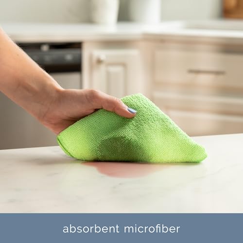 S&T INC. Microfiber Cleaning Cloth, 25 Pack, 11.5" x 11.5" - size: 25 Pack