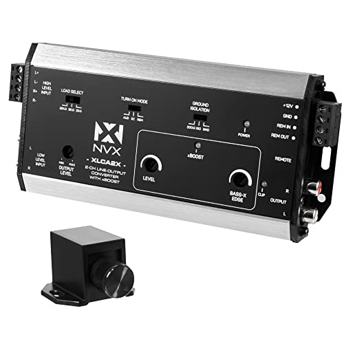 NVX XLCA2X X-Series PRO 2-Channel Line Out Converter Digital Bass Enhancer - size: 2-Channel PRO with xBOOST