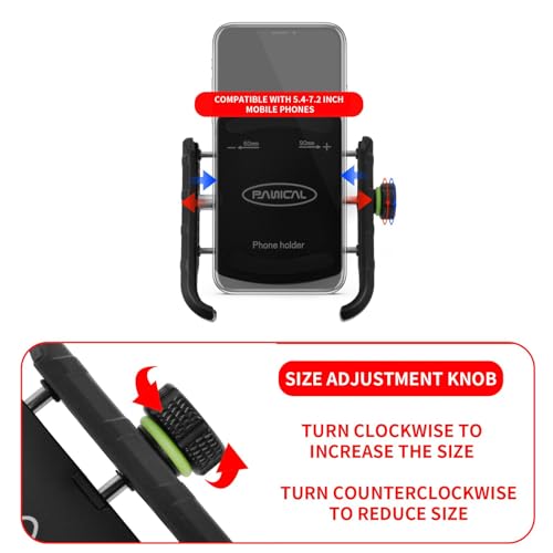 PANICAL Motorcycle for Honda Goldwing GL1800 F6B DCT Universal Bicycle Brake Lever Offset Device Phone Mount Holder Bracket Parts Special Vehicle Paired 17mm 5/8" Ball Head Adapter