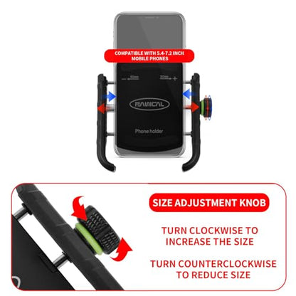 PANICAL Motorcycle for Honda Goldwing GL1800 F6B DCT Universal Bicycle Brake Lever Offset Device Phone Mount Holder Bracket Parts Special Vehicle Paired 17mm 5/8" Ball Head Adapter