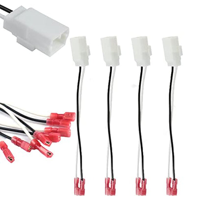 4 Pack Speaker Harness 72-6514 Door Speaker Replacement Wire Harness - style: 72-6514