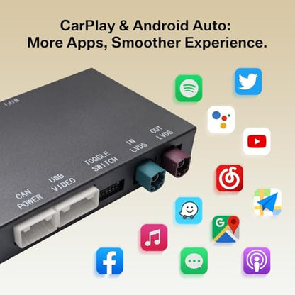 Wireless CarPlay & Android Auto MMI Retrofit Kit Adapter for BMW CIC System - size: BWM CIC System