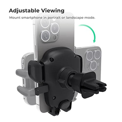 iOttie Easy One Touch Signature Air Vent & Flush Mount Combo - Universal Car Mount Phone Holder for iPhone, Google, Samsung, Moto, LG, and all other Smartphones - style: Signature