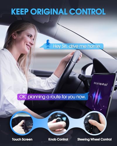 Wireless CarPlay Adapter - Fast & Stable Connection for Carplay Wireless Adapter Convert Factory Wired to Wireless CarPlay Dongle Plug & Play Car Play Fit for iPhone iOS 10+ (Grey) - color: Grey