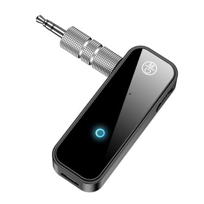 PWireless Bluetooth AUX Adpater for Car, 2 in 1 Bluetooth 5.0 Transmitter Receiver, 3.5mm Aux Audio Adapter, Wireless Audio Receiver for for Cars, Speakers, Stereo Systems and Headphones