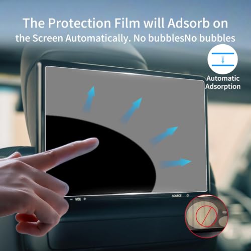 2PCS HD for 2026 Lexus LX600 LX700h Rear TV Screen Protector Tempered Glass - color: For 22-26 LX Rear TV HD