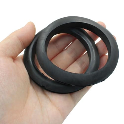 6 Pcs Rubber Grommet, 2-3/8" ID 2-1/2" Hole, Black - color: Black, size: 60mm (2-3/8 inch)-6pcs