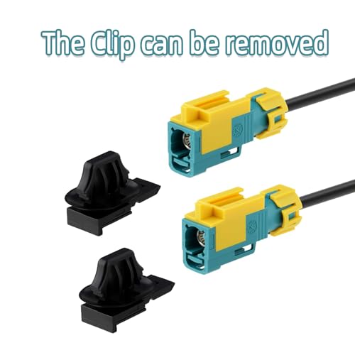 Bingfu Fakra Z Female to Female Antenna Extension Cable 9.84ft for Car Audio GPS FM AM Sirius XM 4G LTE Bluetooth