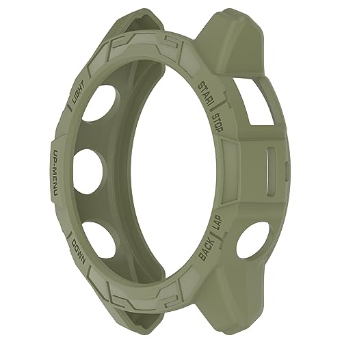 Case Compatible with Garmin epix Pro (Gen 2) 47mm,TPU Screen Cover Anti-Scratch Bumper Frame Replacement Protective Case for Epix Pro 47mm (Green) - color: Green