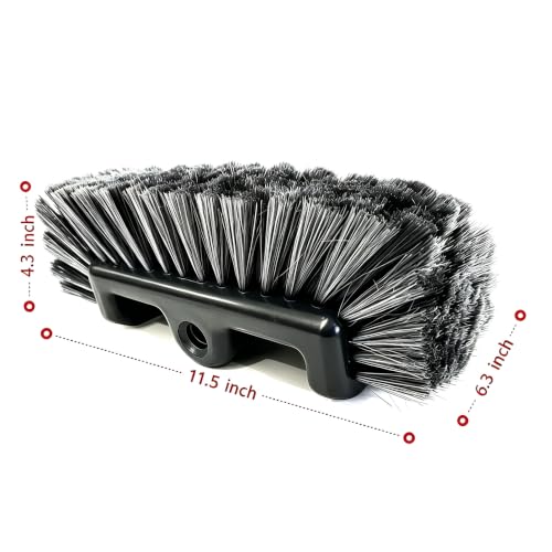 11.5" Ultra-Soft Bristles Car Wash Brush for Car Truck RV & Boat Exterior Cleaning,Dark Gray