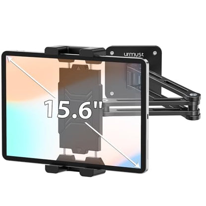 Urmust Tablet Wall Mount Holder for iPad, 4.7-15.6" - size: 2 Arm Pro-Up to 15.6"