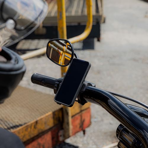Quad Lock Handlebar Motorcycle Phone Mount PRO - Large Kit with Vibration Dampener and MAG Universal Adaptor - size: Handlebar Mount PRO Large