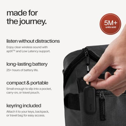 Twelve South AirFly Pro, Bluetooth Wireless Audio Transmitter, Black - color: Black, style: AirFly Pro