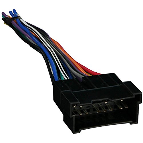 Metra 95-7313 Double DIN Installation Kit for Select 2001-2006 Hyundai Vehicles (Black) & Metra 70-7301 Radio Wiring Harness for Hyundai/Kia 99-08 - style: Kit + Wiring Harness