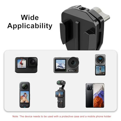 PULUZ Motorcycle Windshield Mount Clip, for Recording Cycling Experiences - size: Windshield Mount Clip