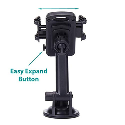 Selna Dash Car Mount for Nord N300/N30/N20 5G Phones - Windshield Holder Telescopic Cradle Swivel Compatible with OnePlus Nord N300/N30/N20 5G Models